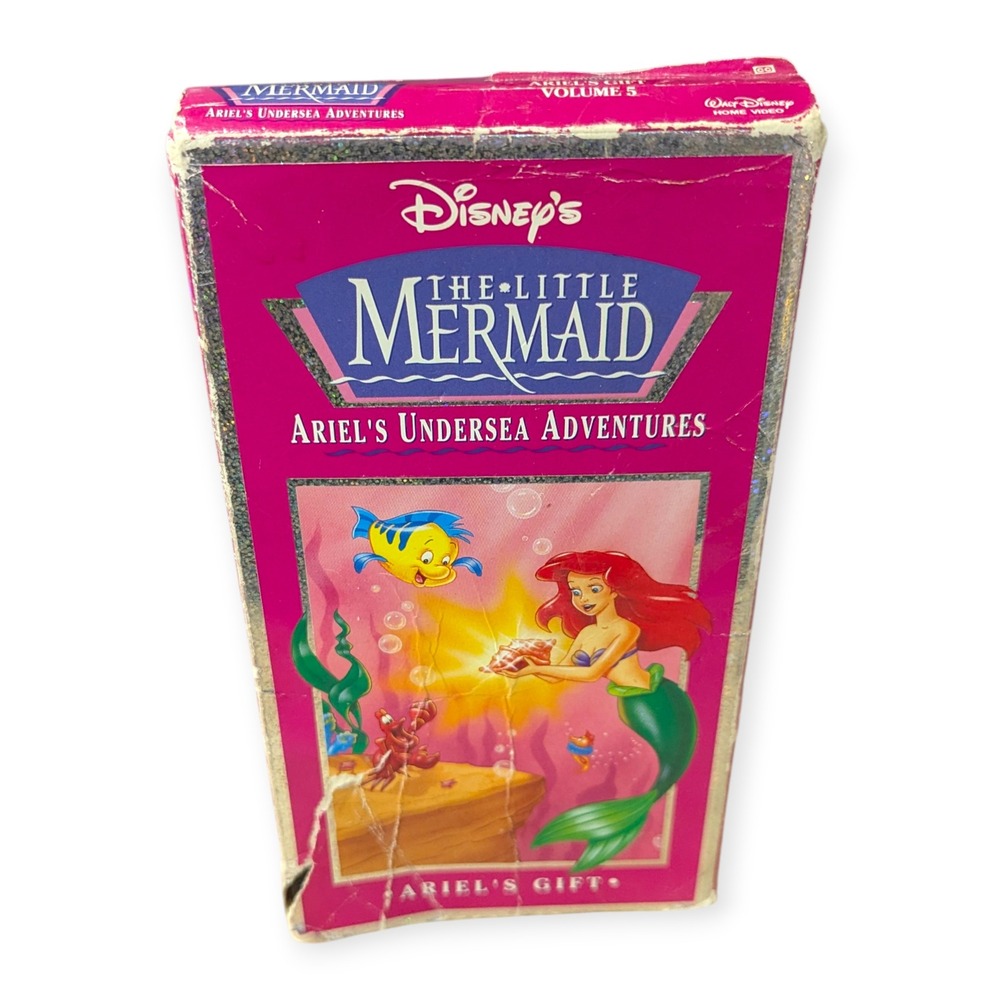 Disney Little Mermaid Ariel's Undersea Adventures VHS Vol 1 & 5 Whale of Tale - Picture 7 of 16